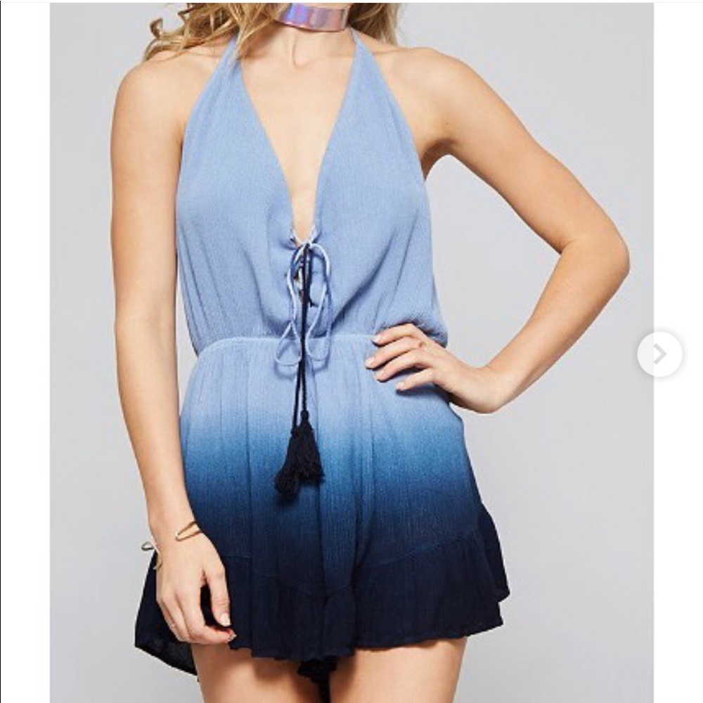 Romper ombré tie dye
